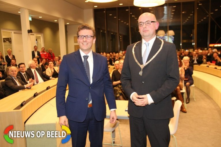 Installatie nieuwe burgemeester Krimpen aan den IJssel Martijn Vroom
