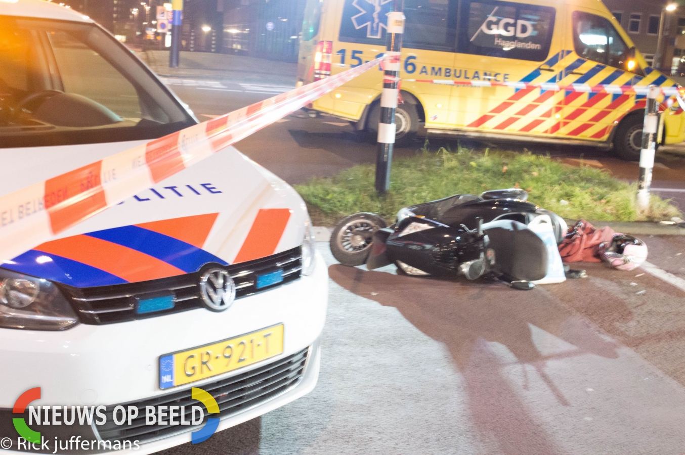 Aanrijding tussen twéé scooters op de Europaweg in Zoetermeer Nieuws