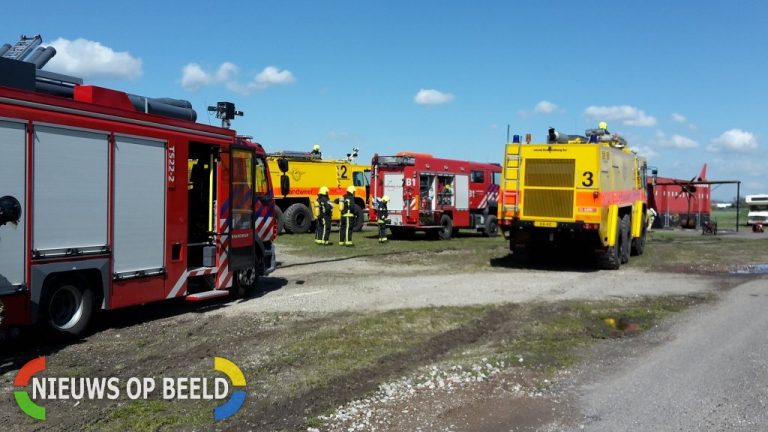 Gezamenlijke oefening hulpdiensten op luchthaven Rotterdam The Hague Airport