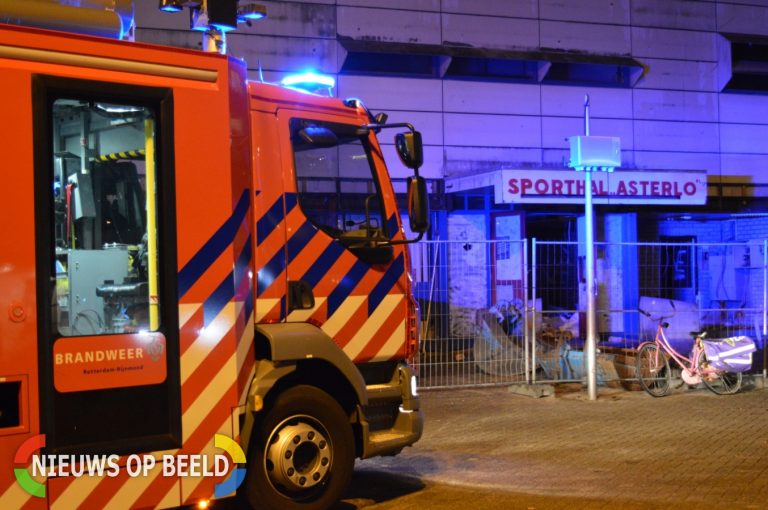 Kleine brand in slooppand
