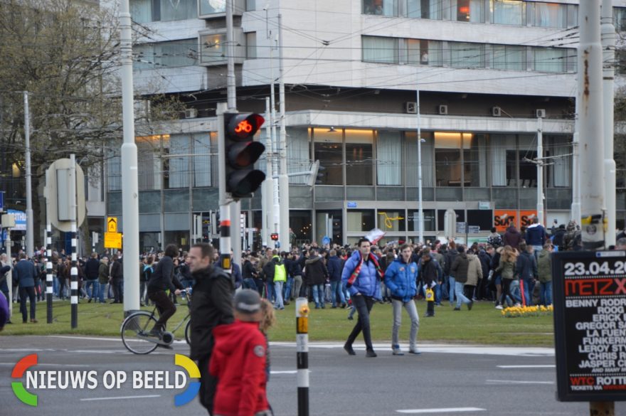 Feyenoord heeft voor de twaalfde keer de KNVB-beker, Stadionweg in Rotterdam