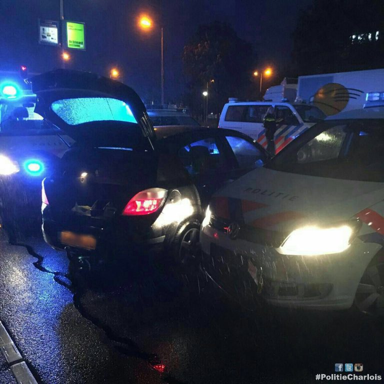 Wilde achtervolging door Rotterdam-Zuid eindigt in Ridderkerk