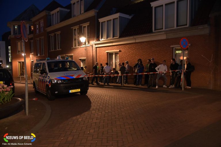 Man in voet geschoten Noordeinde Spijkenisse