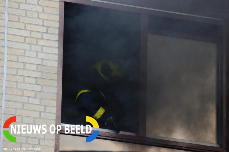 Flinke brand in portiekwoning Juweellaan Zoetermeer
