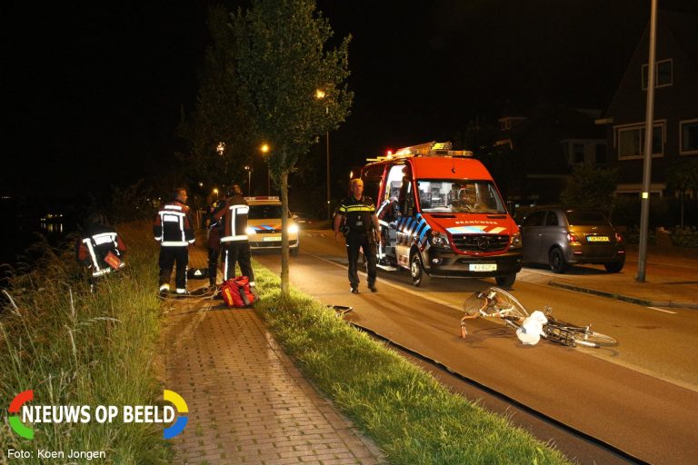 Inzet hulpdiensten door aantreffen van fiets Van der valk Boumanweg Leiderdorp