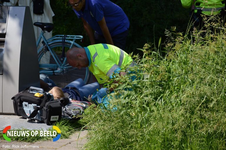 Aanrijding tussen scooter en fietser Vijverdreef Zoetermeer