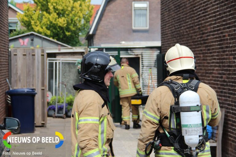 Tuinhuisje in brand Tuinstraat Krimpen aan den IJssel