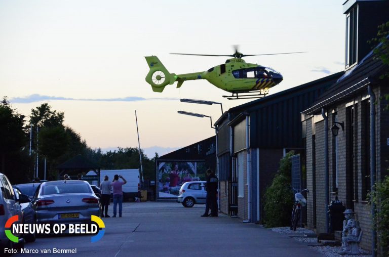 Traumahelikopter ingezet bij kind te water Benedenberg Bergambacht