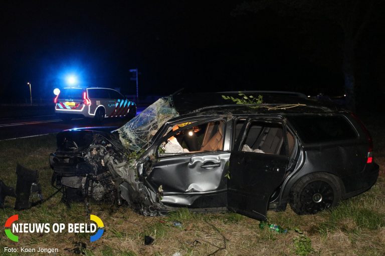 Bestuurder komt goed weg bij eenzijdig ongeval N455 Hazerswoude-Dorp