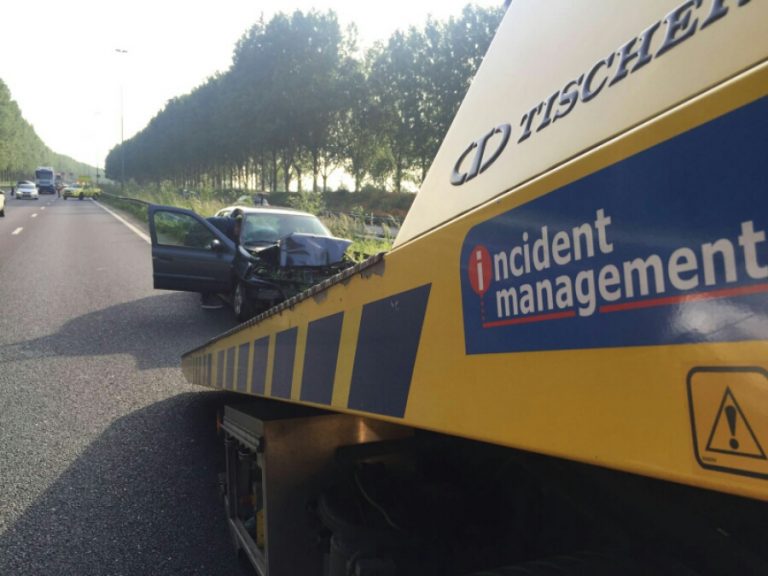Vertraging op A20 na kop-staart ongeval Nieuwerkerk aan den IJssel