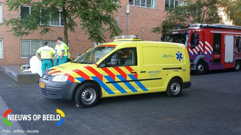 Gewonde na brand in flat Willem Molenbroekplein Rotterdam