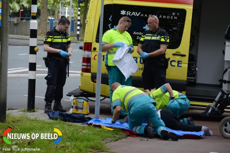 Gewonde na val uit elektrische rolsoel Europaweg Zoetermeer