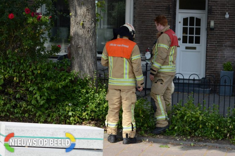 Brandweer rukt uit voor gaslekkage Hoekeindseweg Bleiswijk