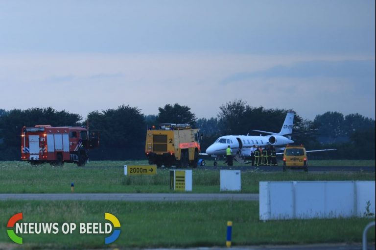Klein vliegtuigje maakt noodlanding op Rotterdam The Hague Airport