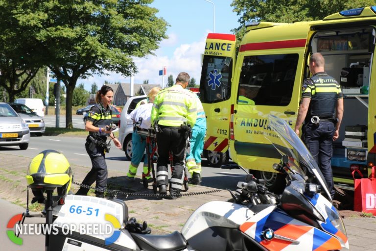 Bestuurder van snorscooter gewond na val Hoge Rijndijk Leiden