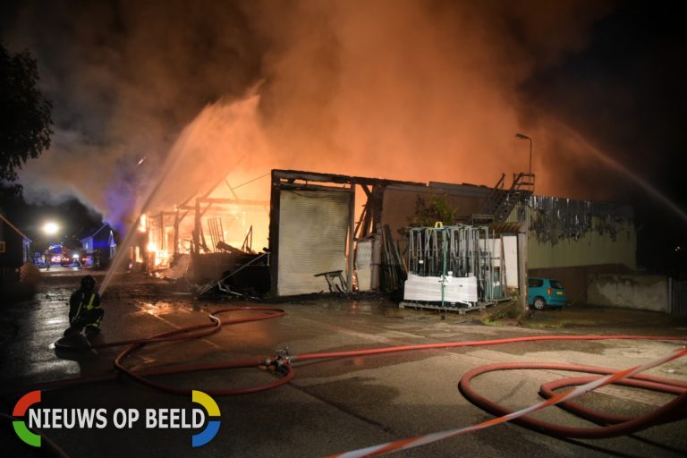 Zeer grote uitslaande brand Grip1 Westdijk Mijnsheerenland