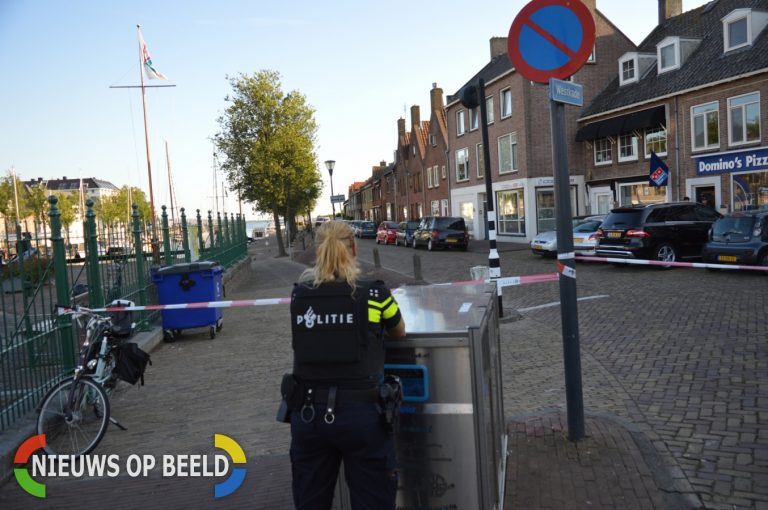 Politie snel ter plaatse na overvalalarm Westkade Hellevoetsluis