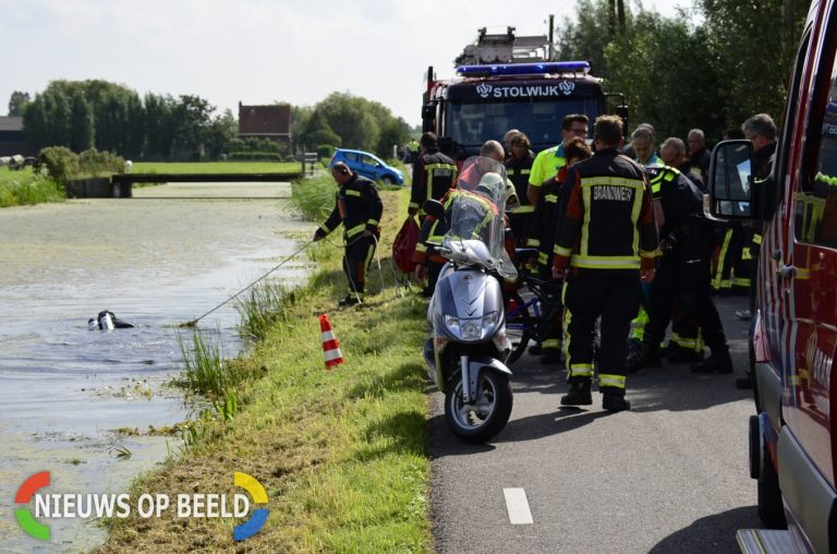 Hulpdiensten groots uitgerukt na aantreffen kinderfiets Goudseweg Stolwijk