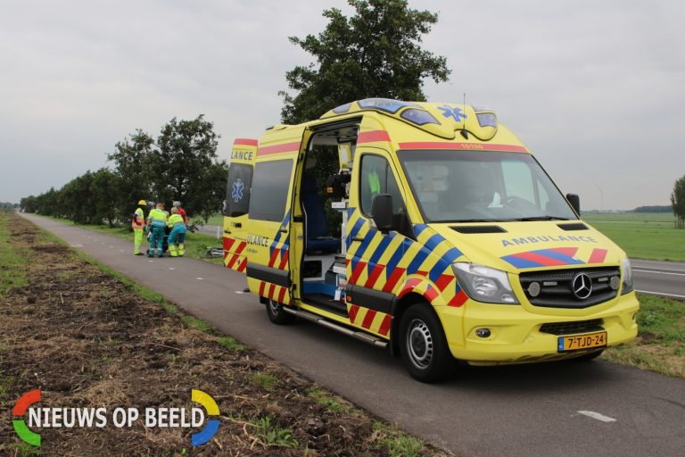 Wielrenster gewond na val met de fiets Gemeneweg – N209 Hazerswoude-Rijndijk