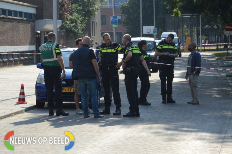 Schietpartij, veel politie op de been Mathenesserweg Rotterdam