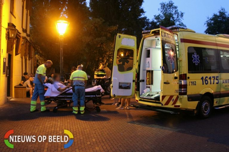 Ongeval tussen auto en scooterrijder Zijlpoort Leiden
