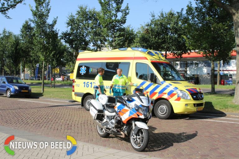Fietser gewond na botsing met andere fietser Lammenschansweg Leiden