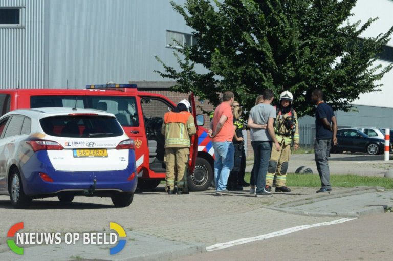 Bedrijf ontruimt vanwege melding gevaarlijke stof Bombaystraat Rotterdam