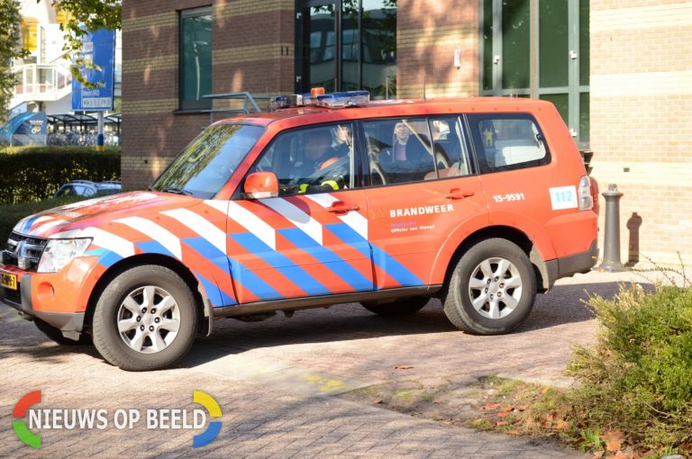 Kantoorpand ontruimd vanwege vreemde lucht Louis Braillelaan Zoetermeer
