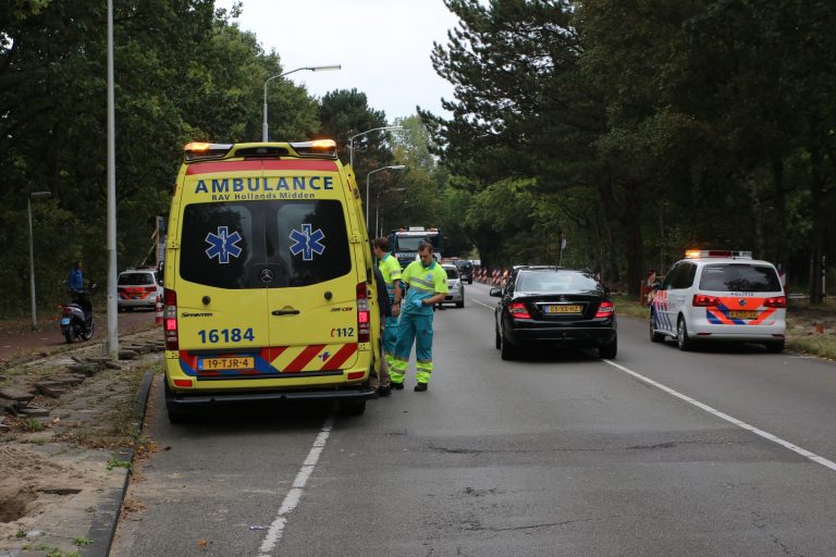 Flinke file na ongeval Oegstgeesterweg Leiden