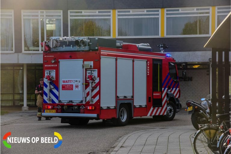 Brandweer onderzoekt brand in TBS kliniek Kijvelandsekade Poortugaal