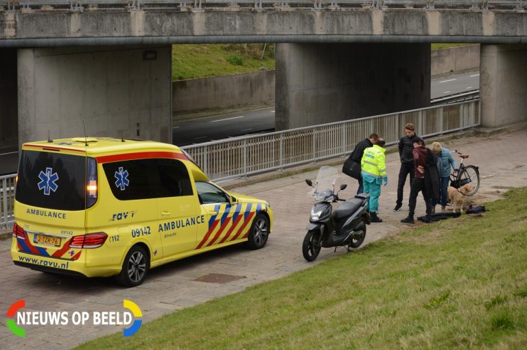 Scooterrijder gewond na aanrijding met fietser Hoefseweg Amersfoort