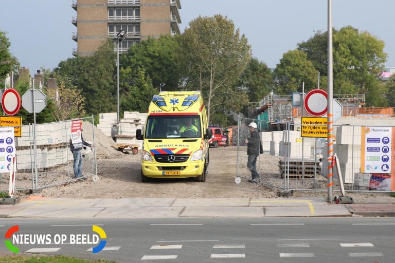 Opnieuw arbeidsongeval op bouwplaats Simon Smitweg Leiderdorp