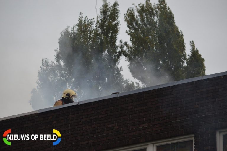 15 woningen ontruimd na brand in appartementencomplex Willem Buytewechstraat Rotterdam