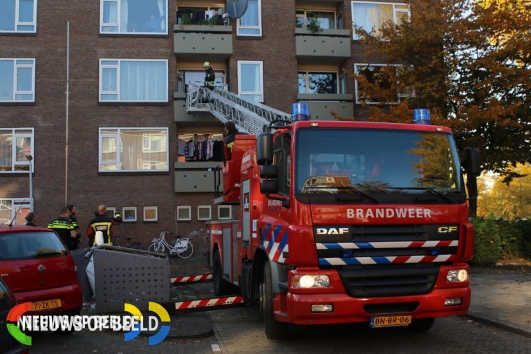 Melding brandgerucht na sterke brandlucht in apartementencomplex Stuyvesanthof Leiden