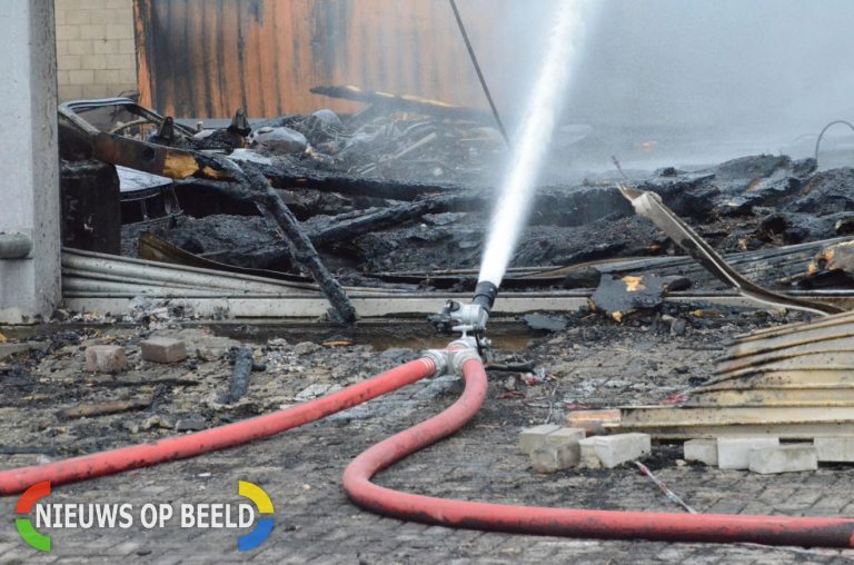 Zeer grote brand, the day after Nieuwpoortseweg Schiedam