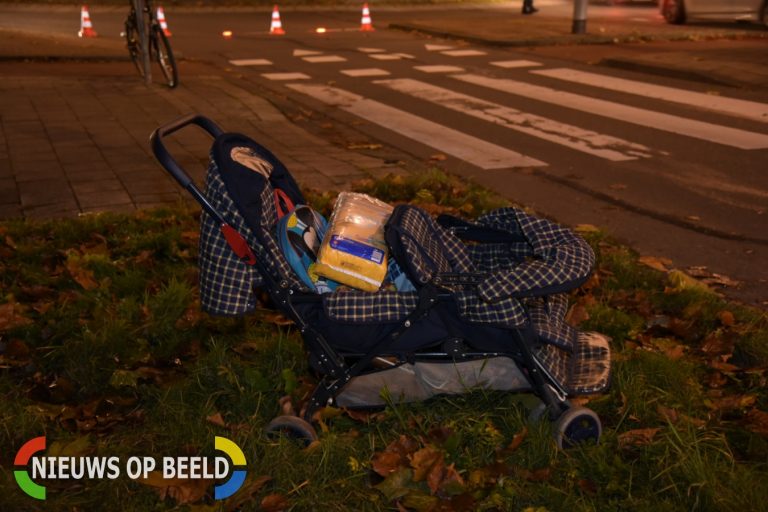 Automobilist rijdt vrouw met kinderwagen aan op zebrapad Aveling Hoogvliet