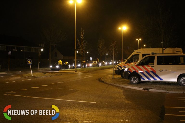 Politie houdt alcohol en vuurwerkcontrole Haagweg Leiden