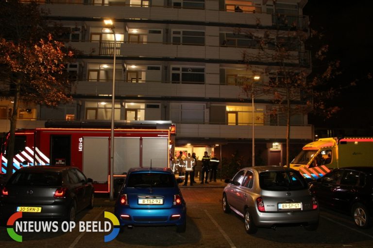 Bewoner gewond bij brand in de keuken Dotterlei Capelle aan den IJssel