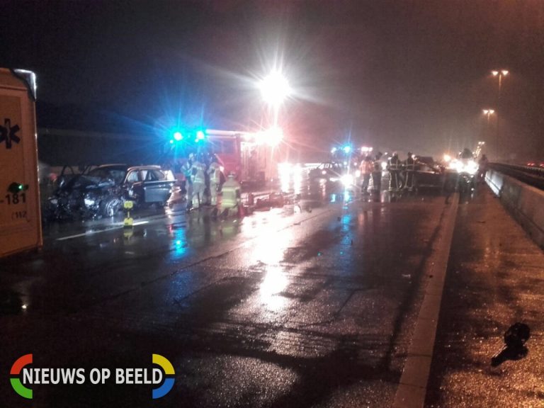 Veel verkeersdrukte na ernstig ongeval A16 Zwijndrecht