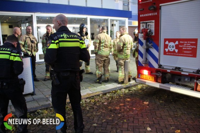 Laagstaande zon zorgt voor brandmelding Frederik van Eedenplaats Capelle aan den IJssel