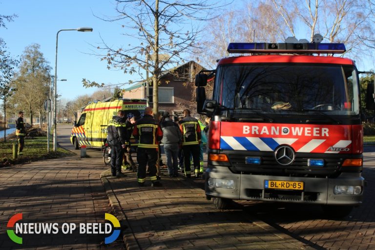Brandweer knipt kindervoet uit spaken Condorhorst Leiden