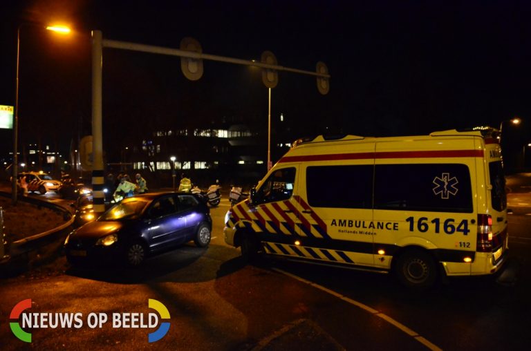 Flinke kop staart aanrijding Nieuwe Gouwe O.Z Gouda