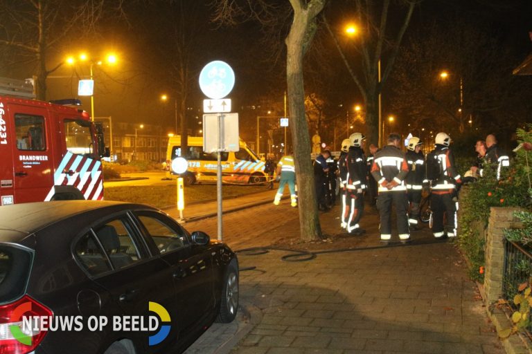 Brand in woning veroorzaakt veel rookontwikkeling Lammenschansweg Leiden