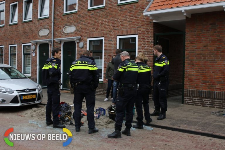 Schuur ontzet na brand en ontploffing Lombokstraat Leiden