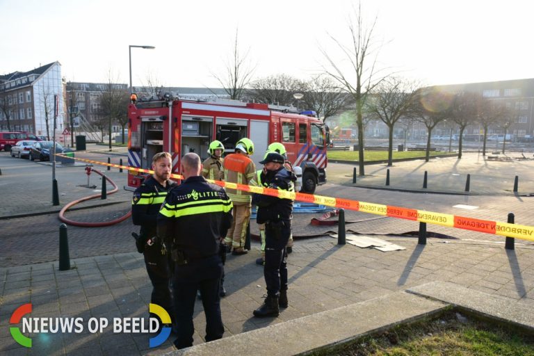 Diefstal van cv ketel zorgt voor gaslek Staringplein Rotterdam
