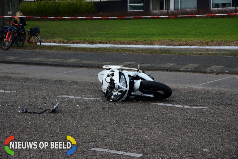 Motorrijder gewond na ongeval met auto Willemshoevelaan Spijkenisse