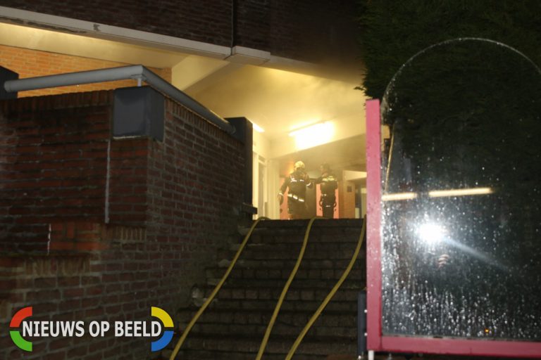 Flinke rookontwikkeling in parkeergarage Winkelhof Leiderdorp