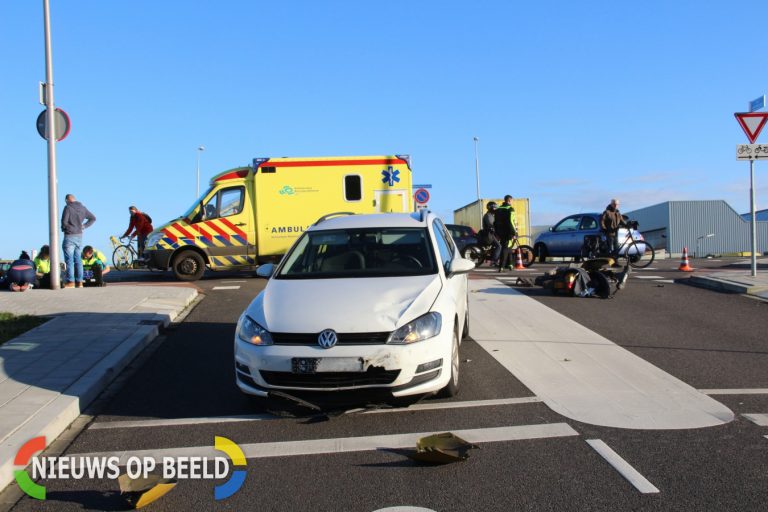 Scooterbestuurder zwaar gewond geraakt bij aanrijding Aert van Nesstraat Capelle aan den IJssel