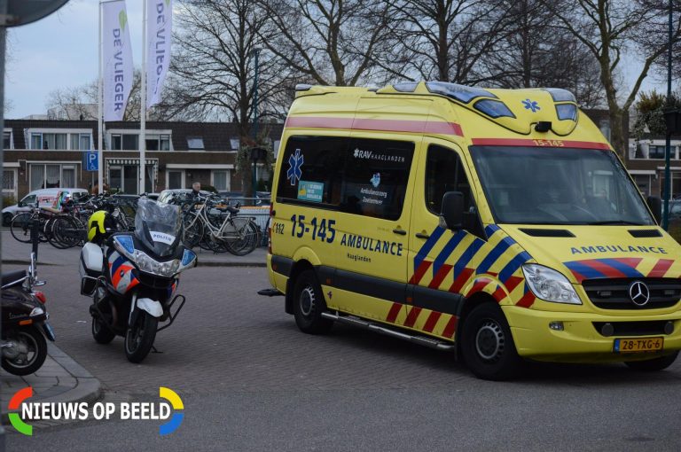 Ongeval tussen personenauto en scooter Groen-Blauwlaan Zoetermeer
