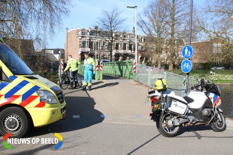 Oudere meneer gewond na val met de fiets Zoeterwoudsesingel Leiden